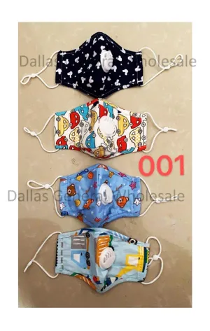 Little Boys Face Masks with Velve Wholesale