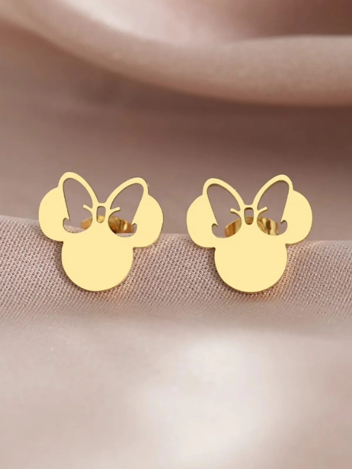 Little Ears Cartoon Mouse Stud Earrings