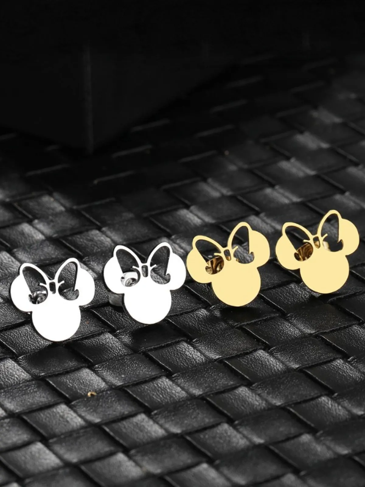 Little Ears Cartoon Mouse Stud Earrings