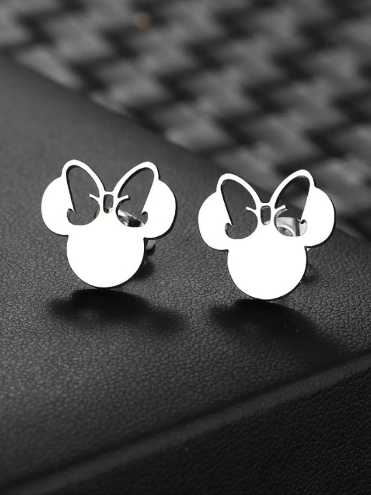 Little Ears Cartoon Mouse Stud Earrings