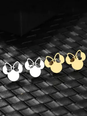 Little Ears Cartoon Mouse Stud Earrings