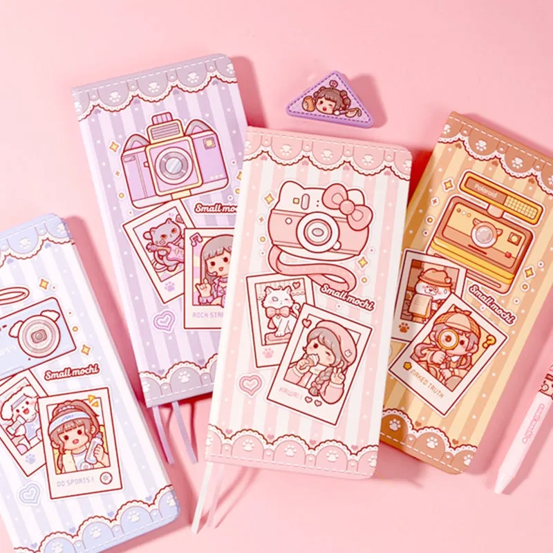 Little Mochi Series Cute Cartoon Character Notepad Journal - 3.7 × 7.5"