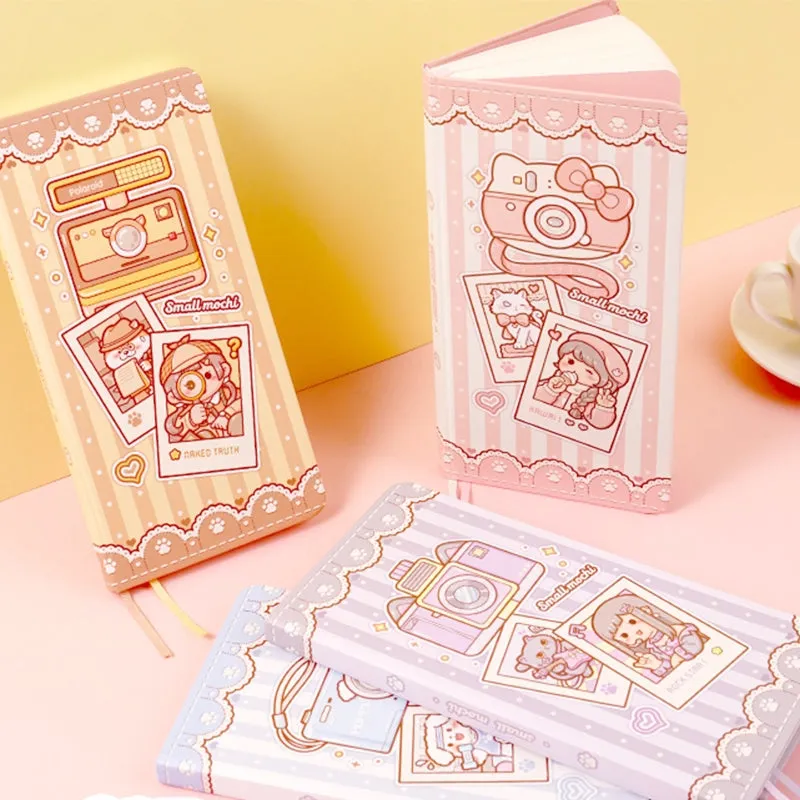 Little Mochi Series Cute Cartoon Character Notepad Journal - 3.7 × 7.5"