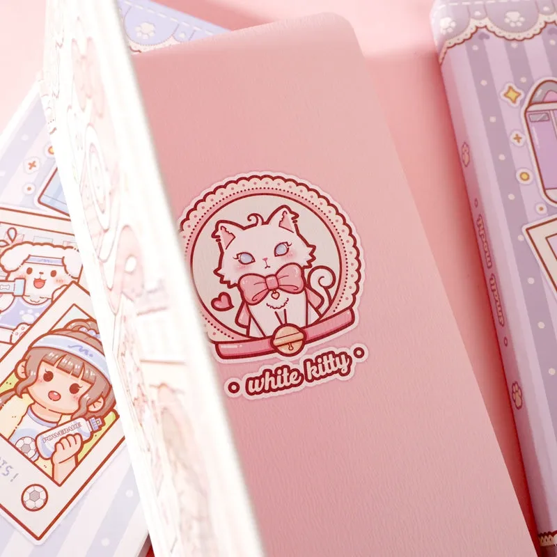 Little Mochi Series Cute Cartoon Character Notepad Journal - 3.7 × 7.5"