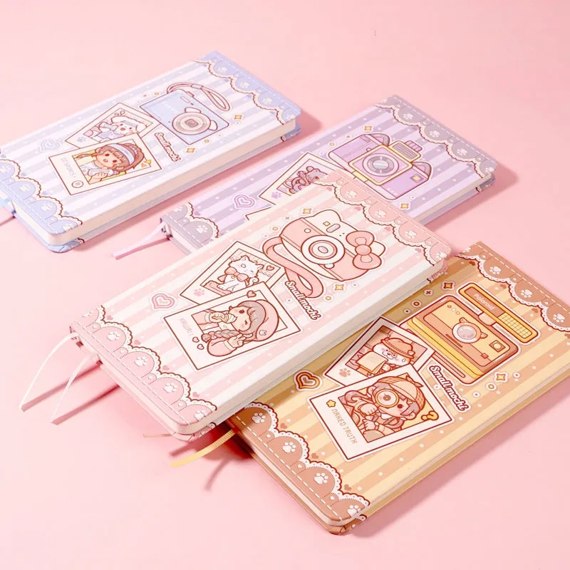 Little Mochi Series Cute Cartoon Character Notepad Journal - 3.7 × 7.5"