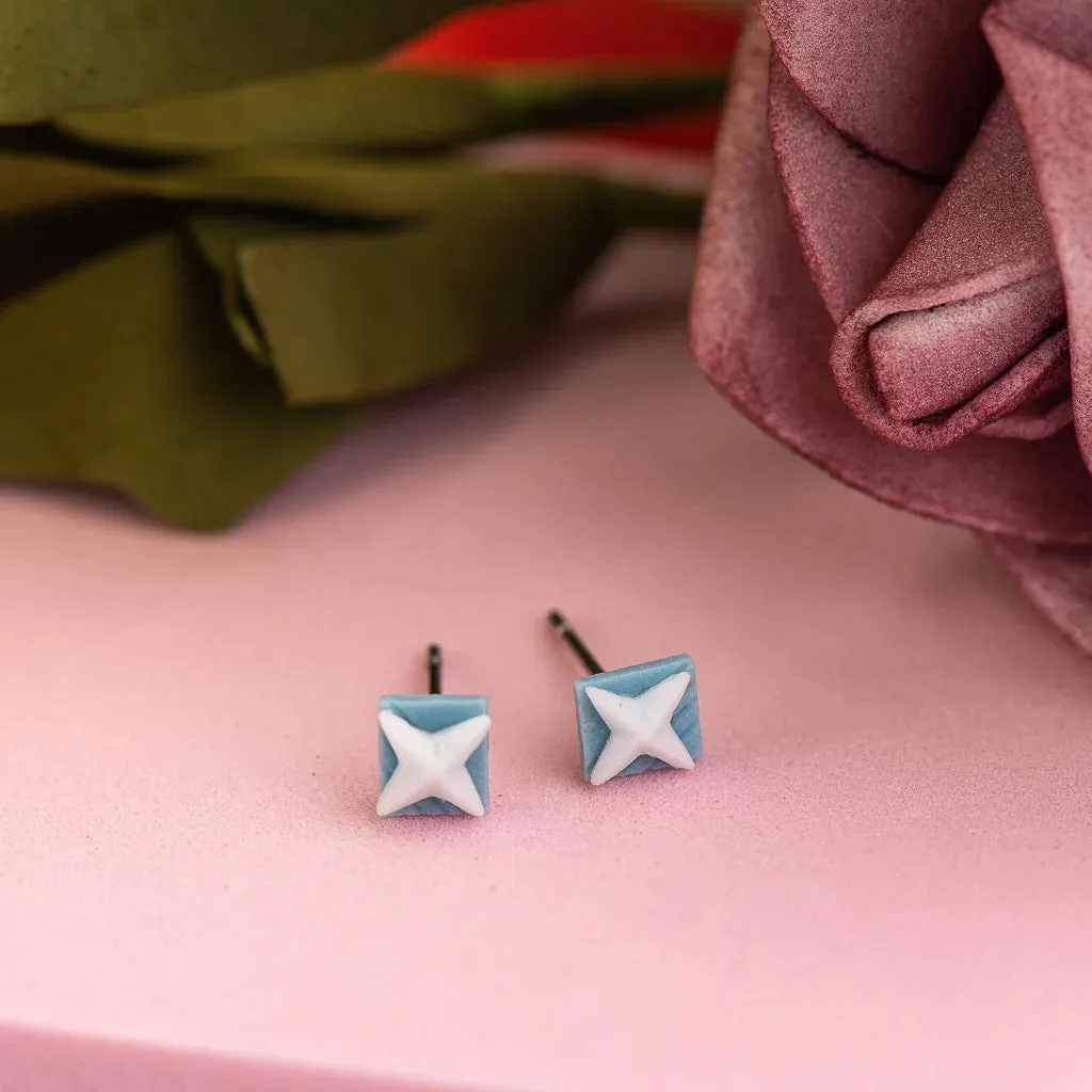 Little star cartoon Ceramic Earrings