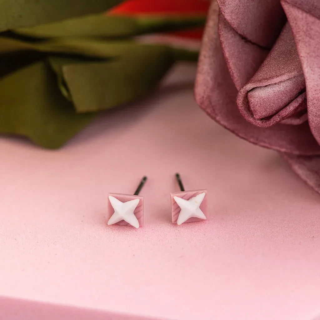 Little star cartoon Ceramic Earrings