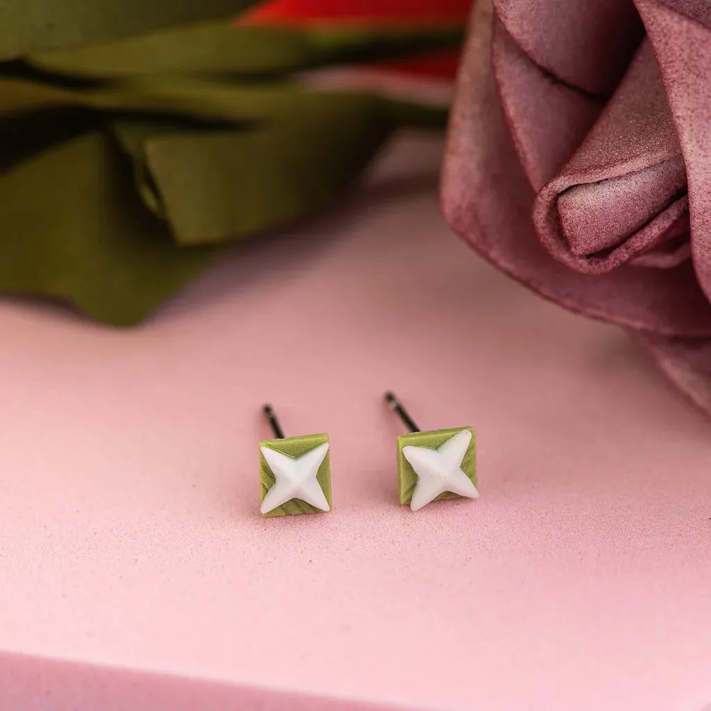 Little star cartoon Ceramic Earrings