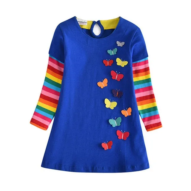 Long Sleeve Girls Winter Dresses