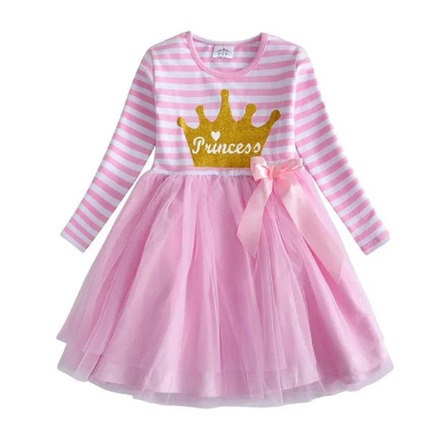 Long Sleeve Girls Winter Dresses