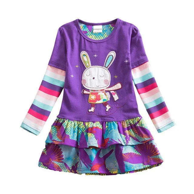 Long Sleeve Girls Winter Dresses