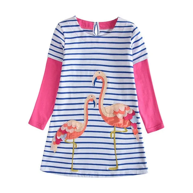 Long Sleeve Girls Winter Dresses