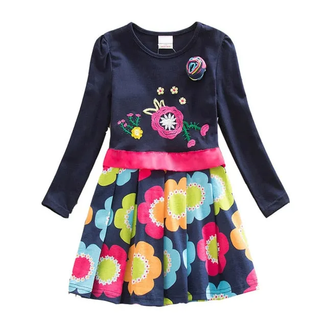Long Sleeve Girls Winter Dresses