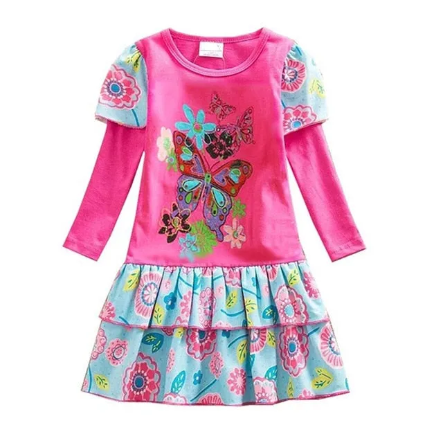 Long Sleeve Girls Winter Dresses