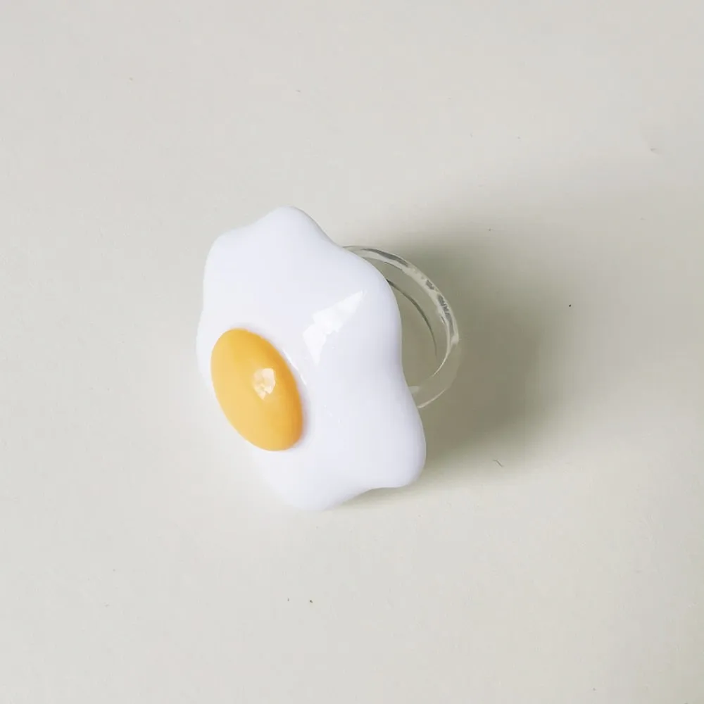Lost Lady Cute Crown Clound Duck Flower Rings for Women
