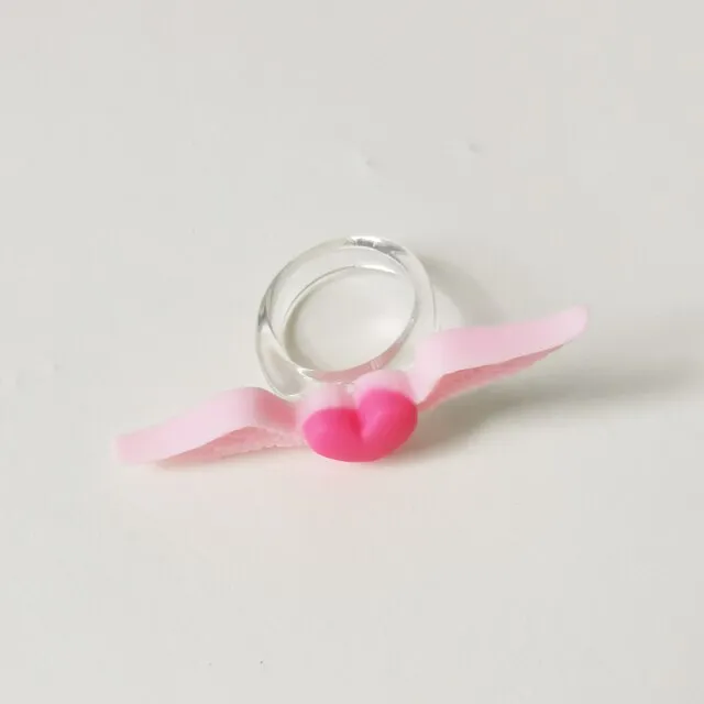 Lost Lady Cute Crown Clound Duck Flower Rings for Women