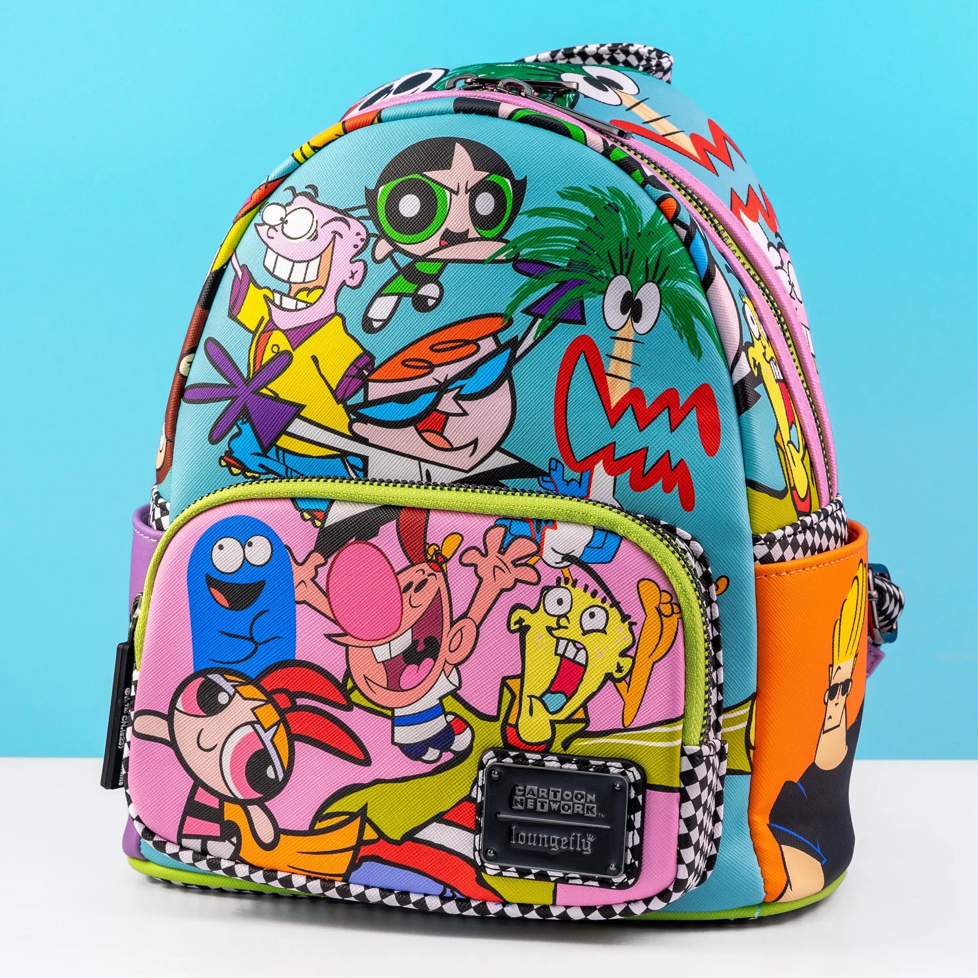 Loungefly x Cartoon Network Retro Collage Mini Backpack