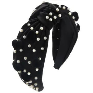 Love Pearl Valentine's Day Headband Beaded Holiday Hair Accessories