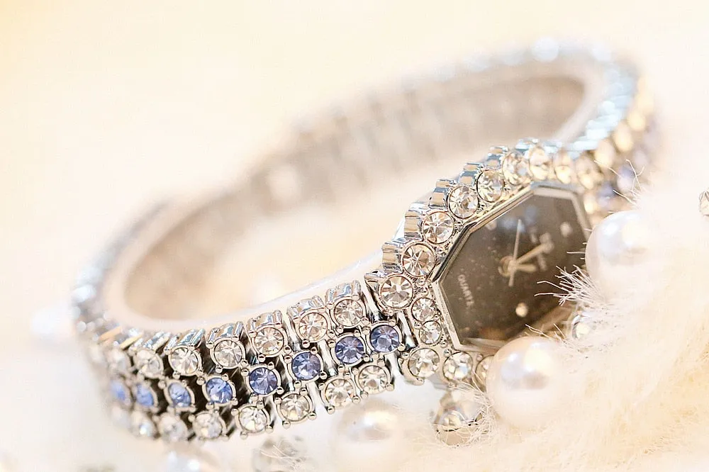 Luxury BS bee sister Women Wristwatches Diamond Famous Brand