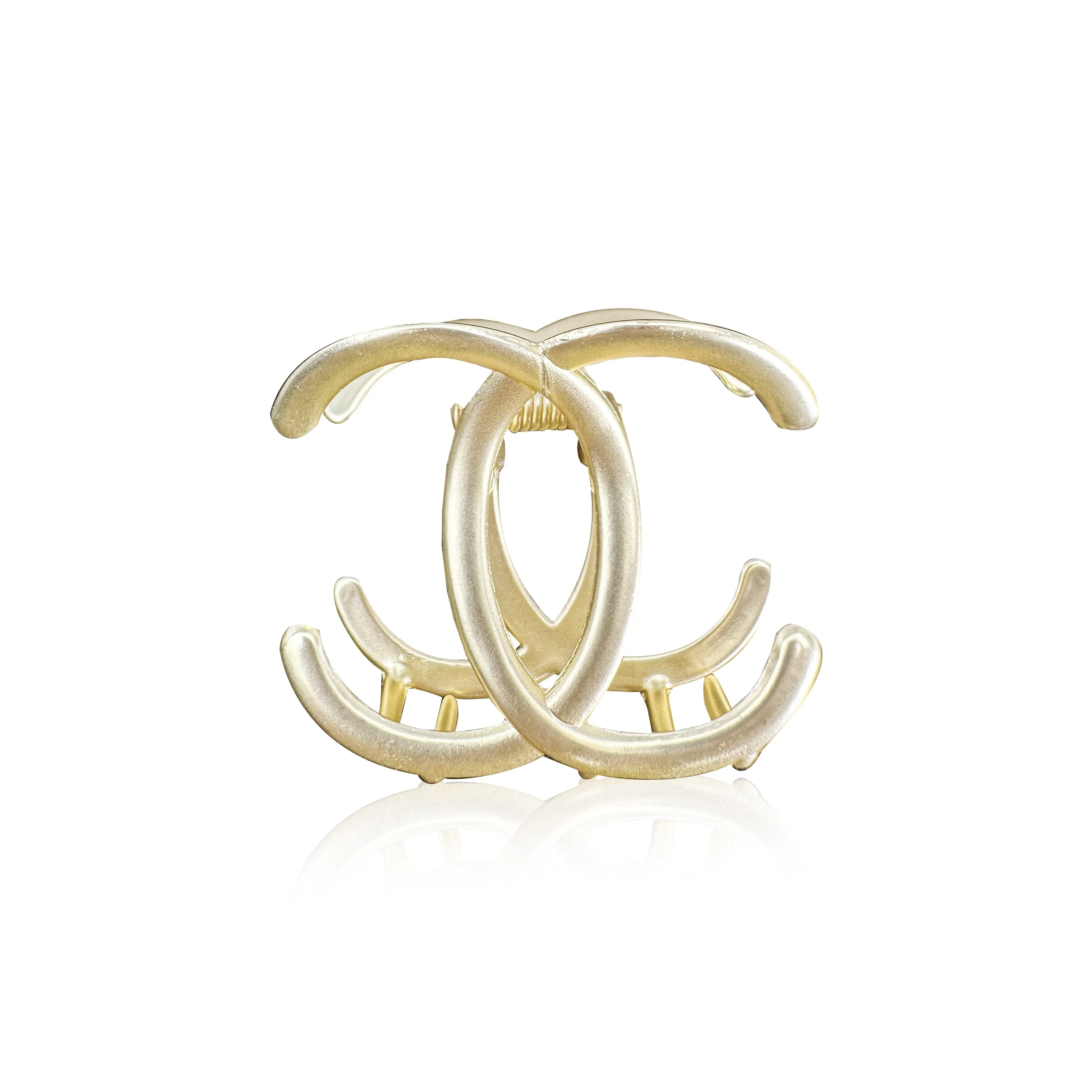 Luxury Double C Hair Clip-11