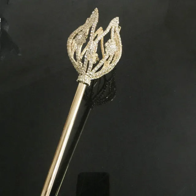 Luxury Women Queen Party Costume Princess Wands