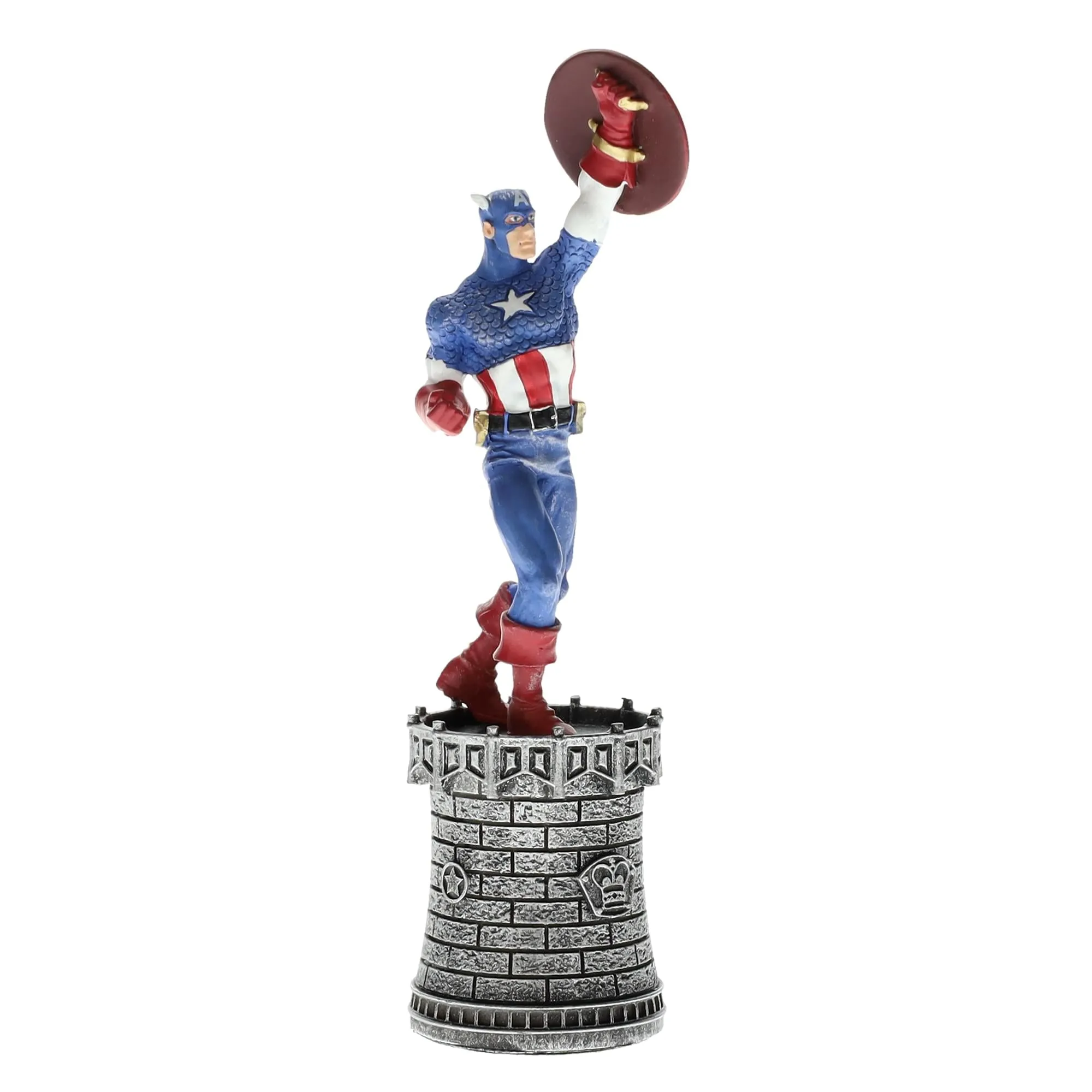 Marvel Chess Collection #6 Captain America (King) | Chess Piece Only
