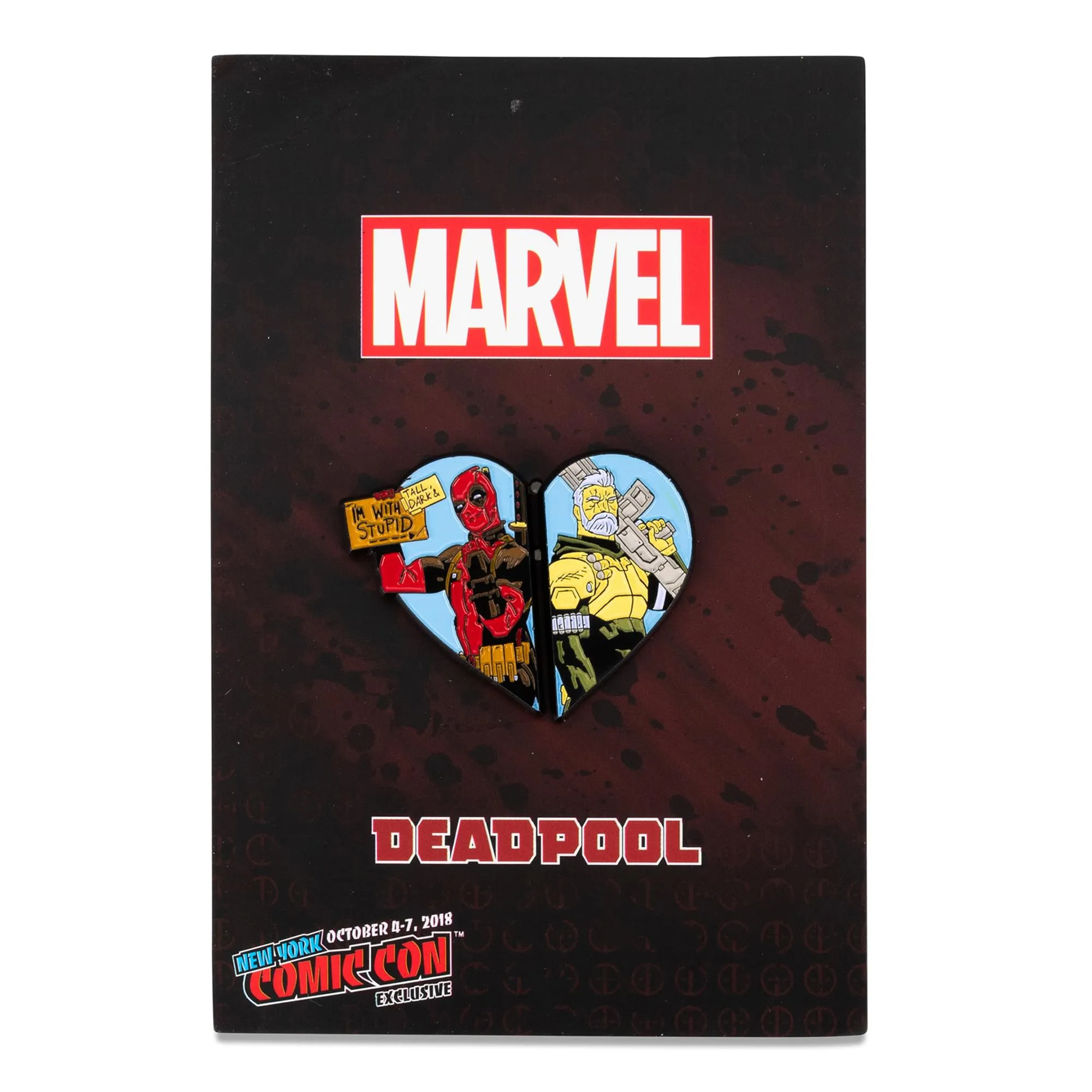 Marvel Deadpool and Cable Limited Edition Enamel Pin | NYCC 2018 Exclusive