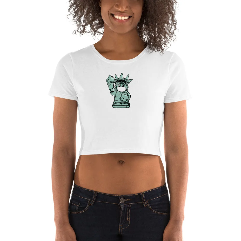 Masked Liberty Cartoon