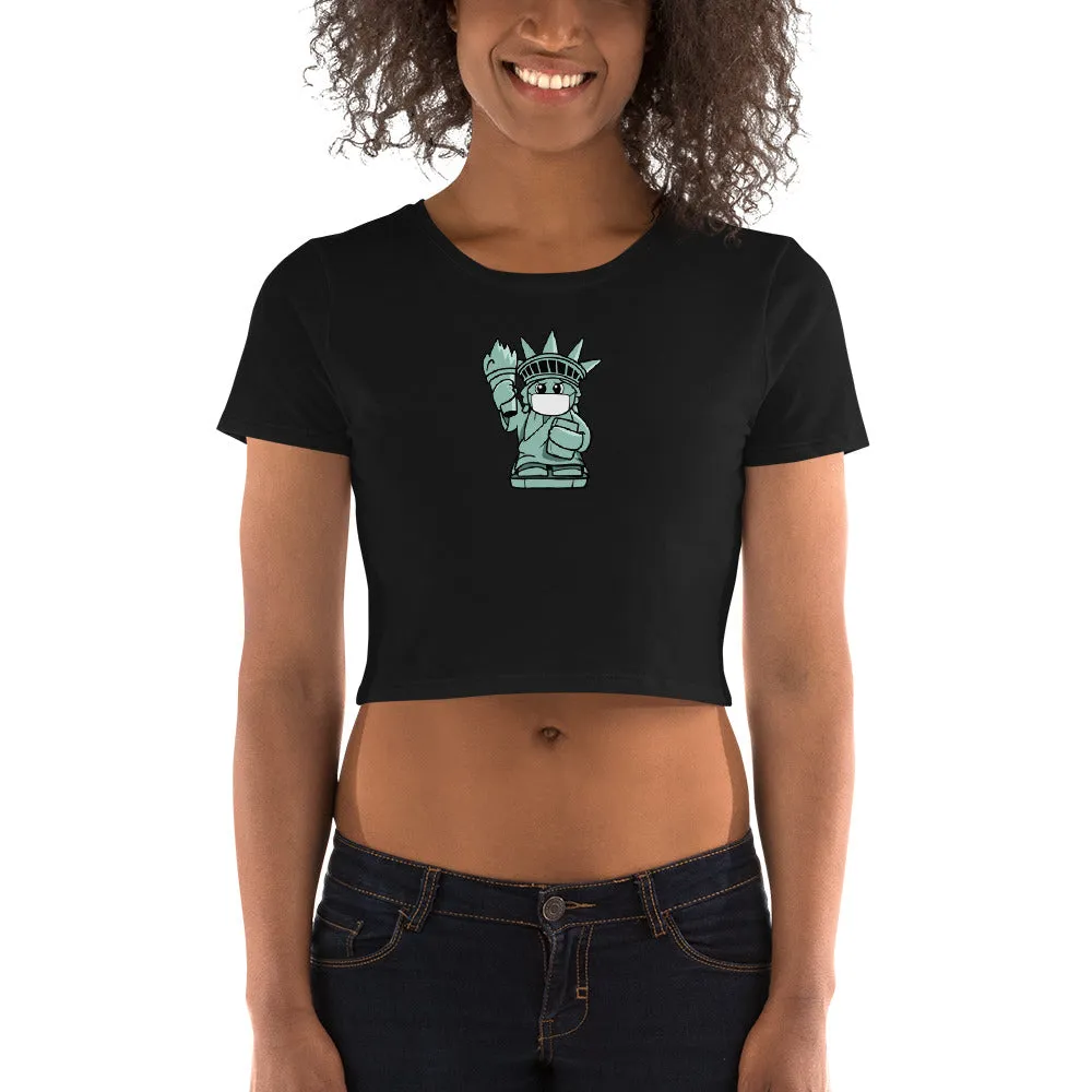 Masked Liberty Cartoon