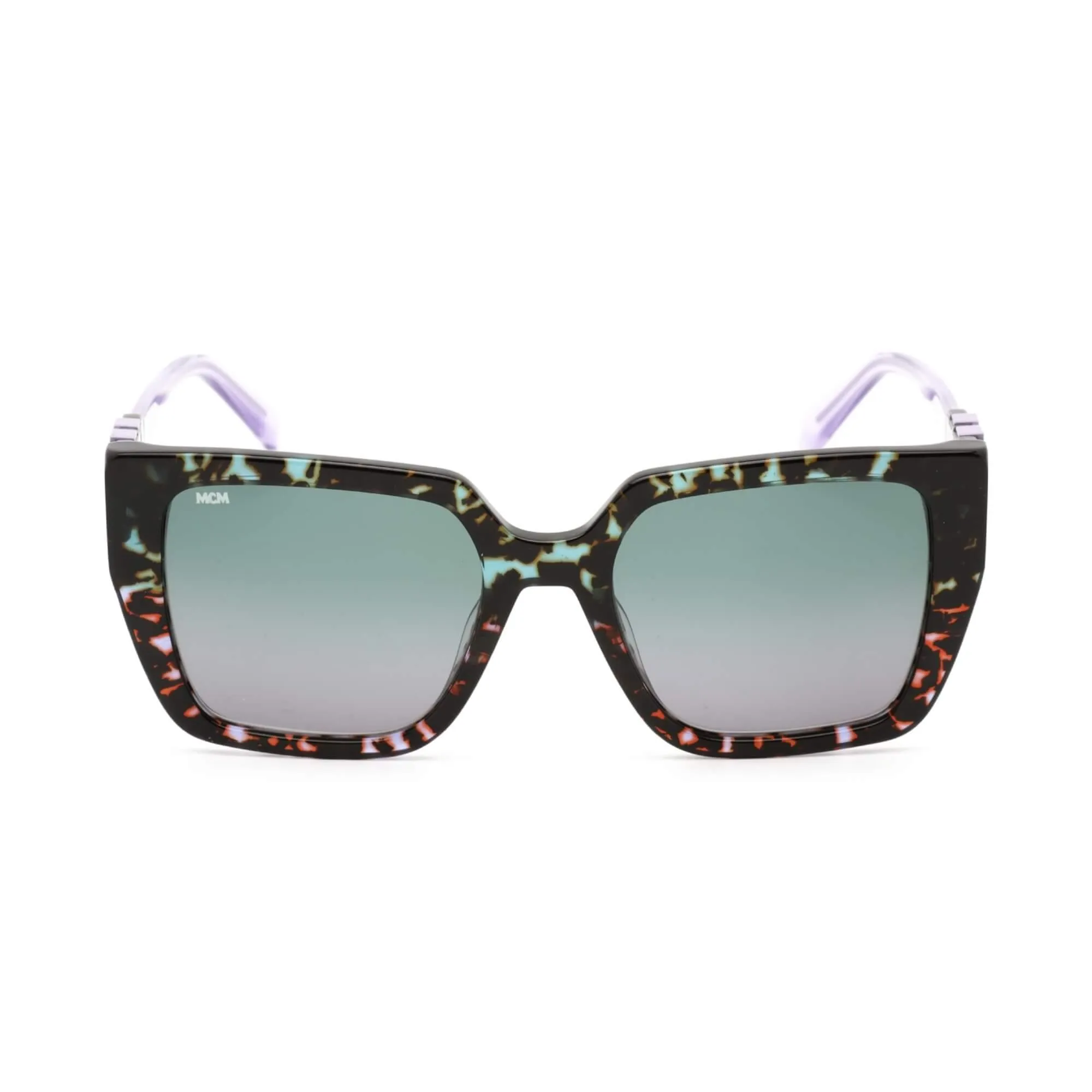 MCM Women's Sunglasses - Gradient Lens Green and Purple Tortoise Frame | MCM723S 342