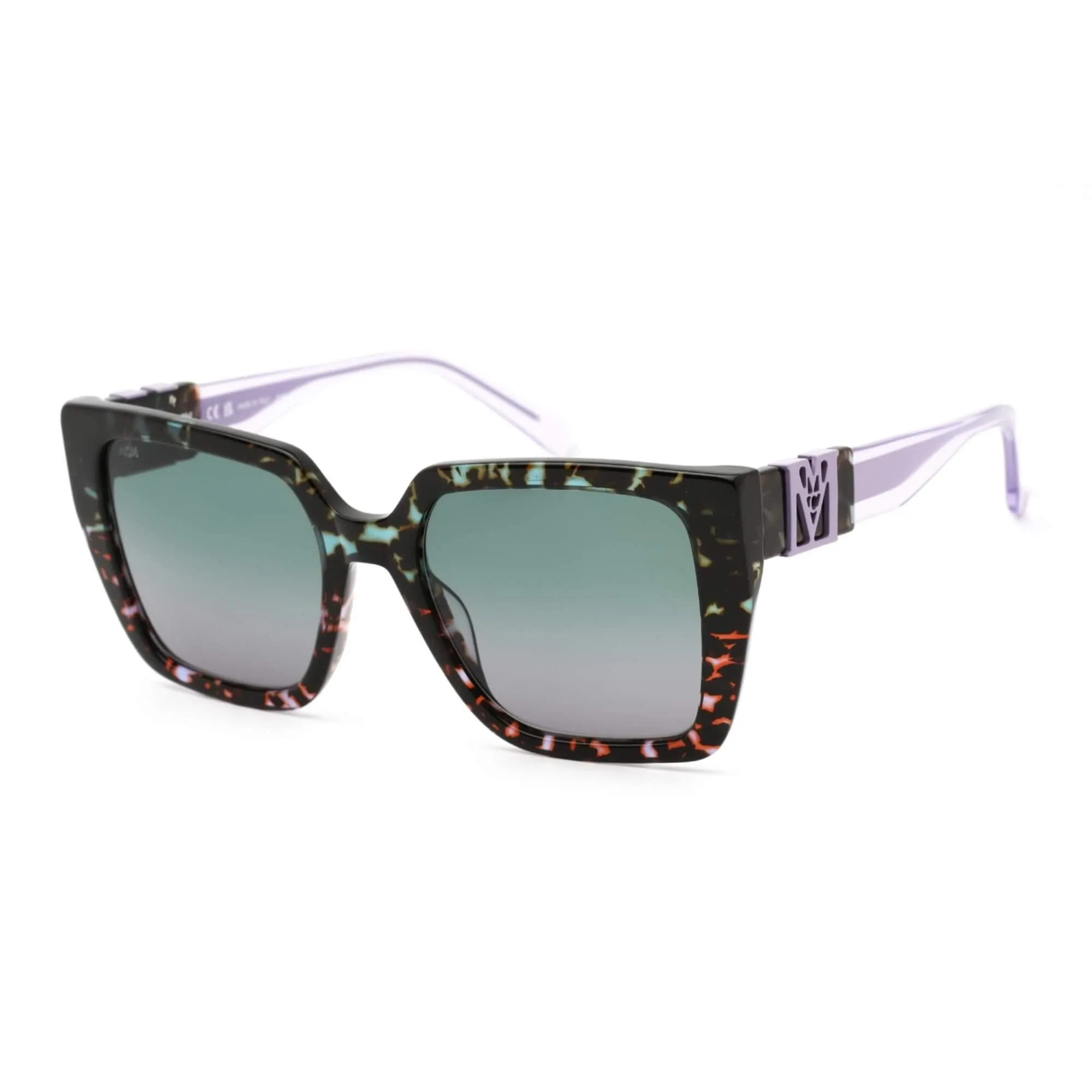 MCM Women's Sunglasses - Gradient Lens Green and Purple Tortoise Frame | MCM723S 342