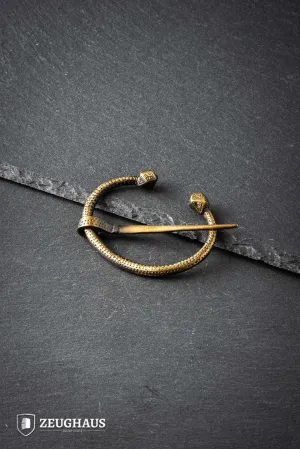 Medieval Fibula Diameter 6 cm Brass B-Stock