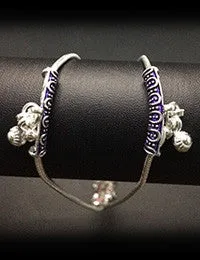 Meenakari Silver Anklets