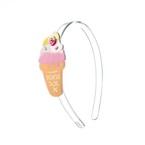 Melting Ice Cream Pastel Colors Headband Summer