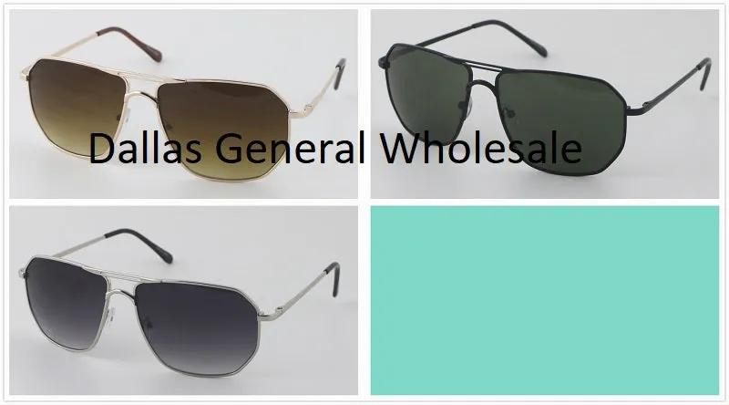 Men Metal Frame Aviator Sunglasses Wholesale