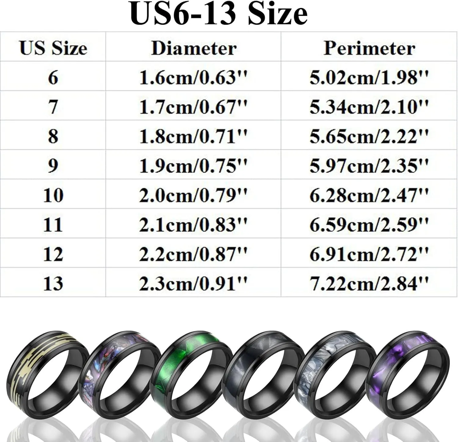 Mens Black Carbon Fiber Inlay Tungsten Carbide Ring Camouflage Polished Finish Edges Comfort Fit Wedding Band for