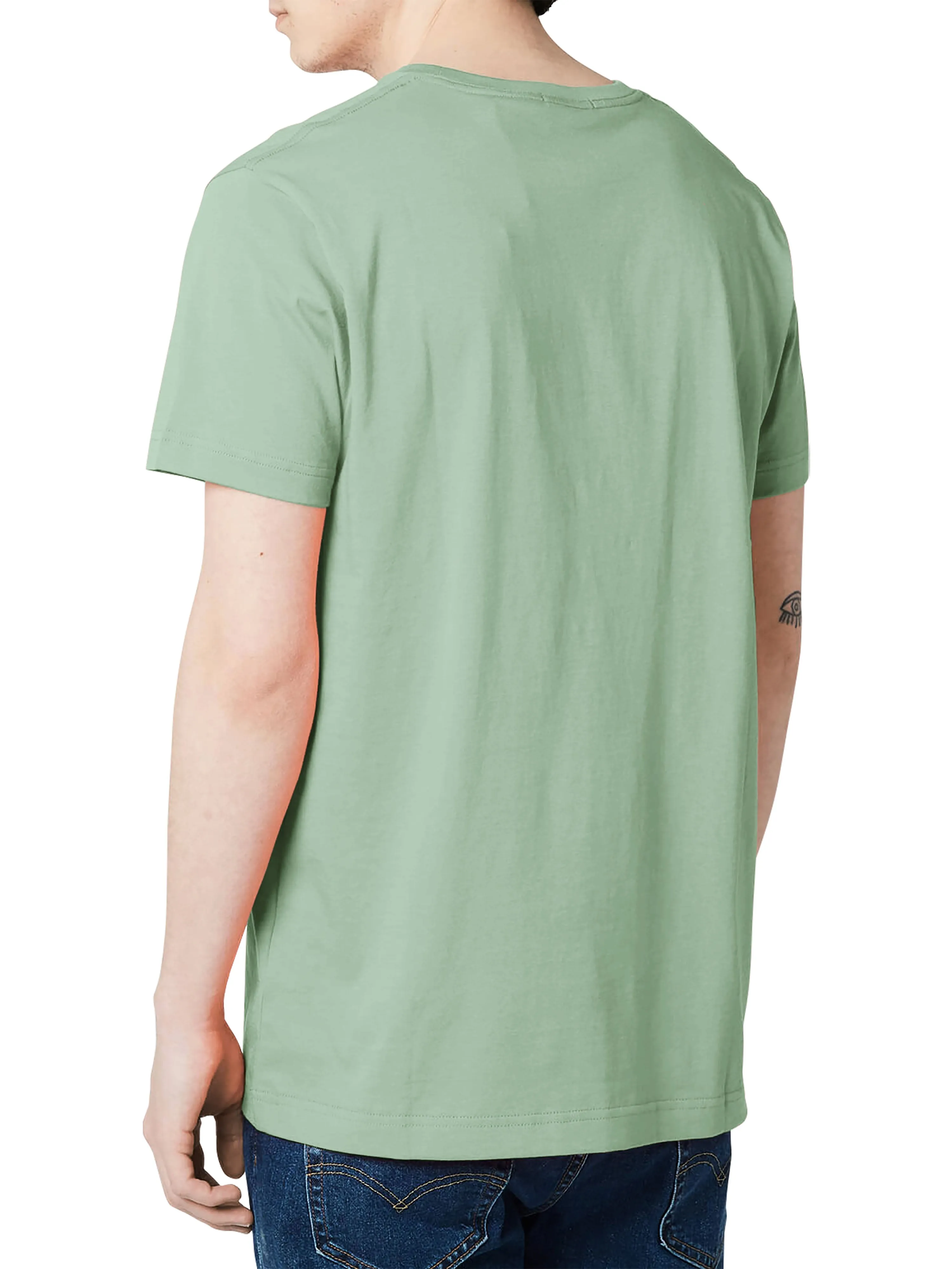 Mens California Malibu Beach Graphic Print Crew Neck T Shirt
