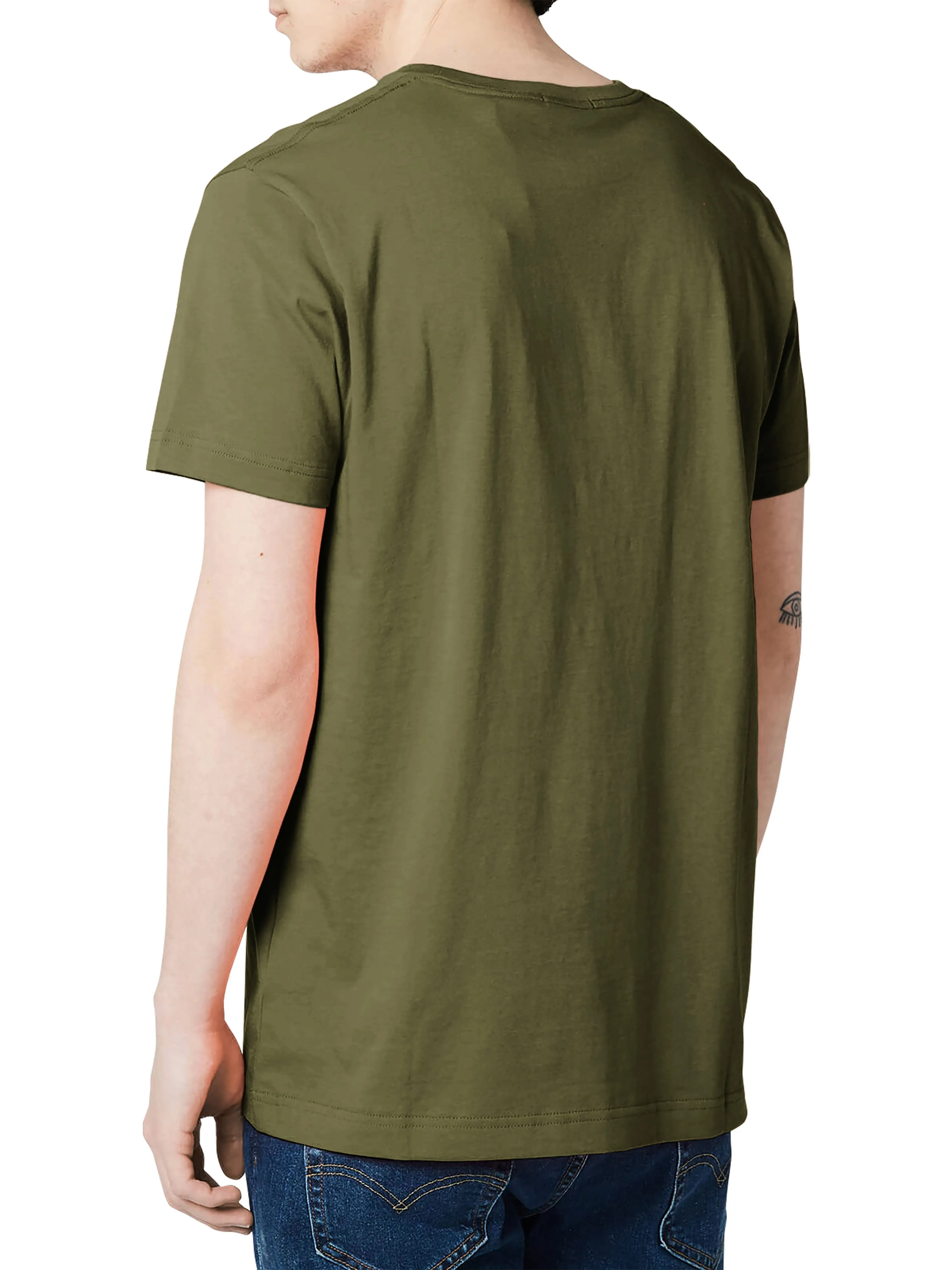 Mens California Malibu Beach Graphic Print Crew Neck T Shirt