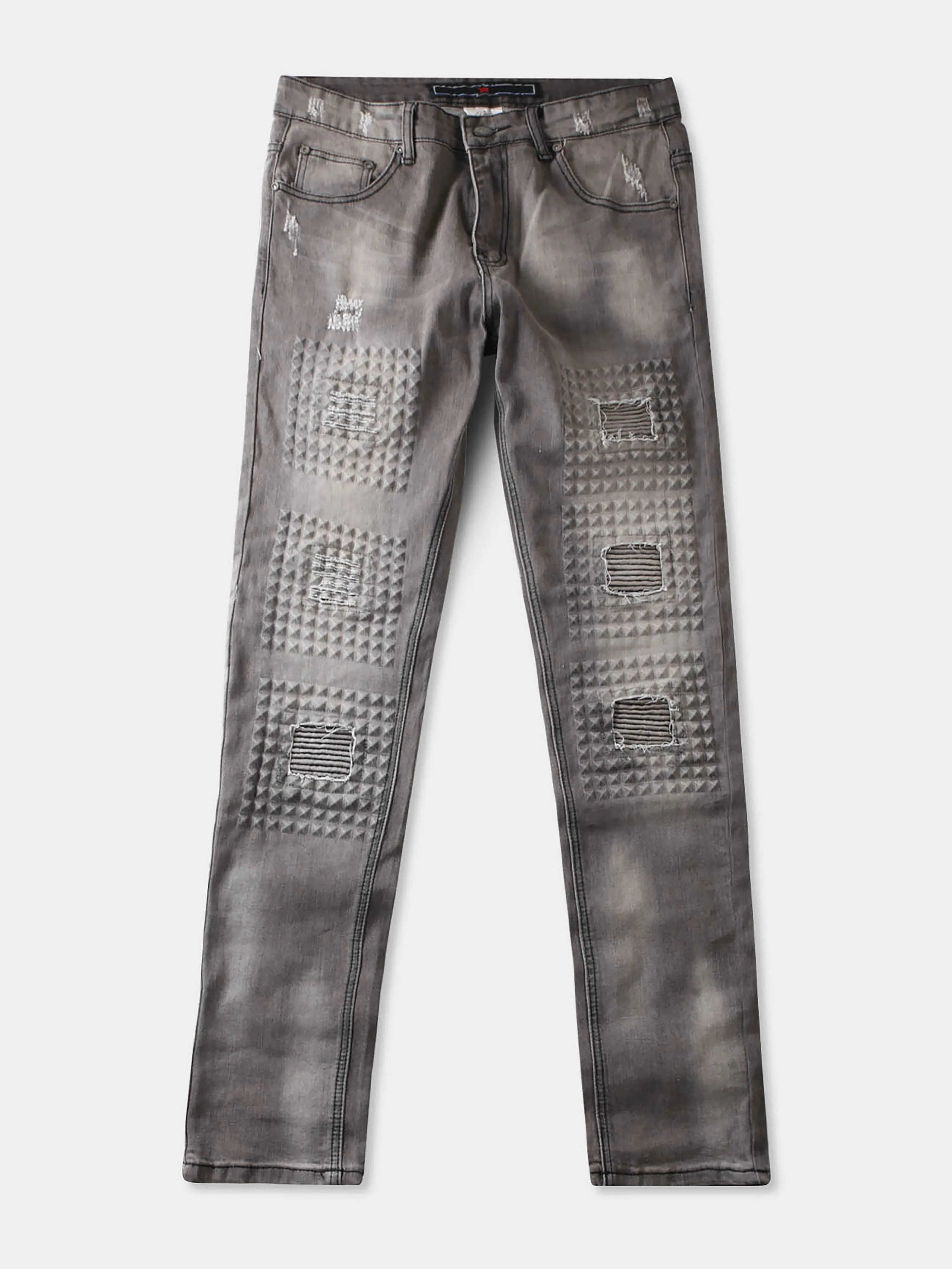 Men's Fashion Distressed Biker Jeans