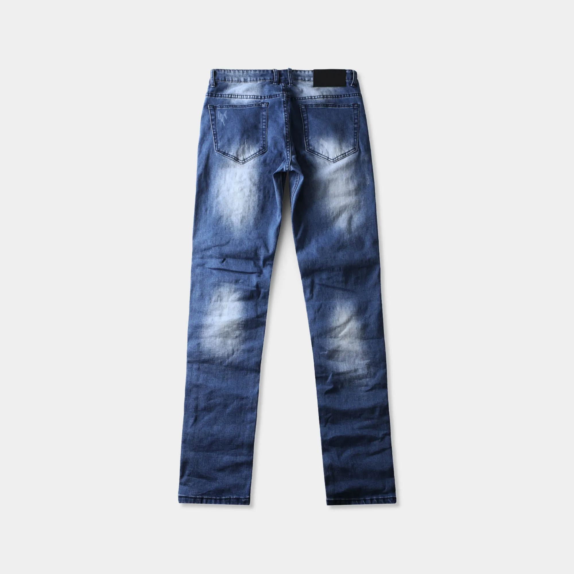 Men's Fashion Distressed Biker Jeans