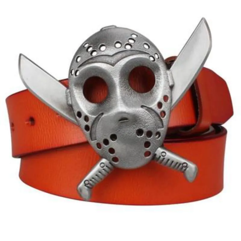 Men's Genuine Leather Belt With Metal Buckle