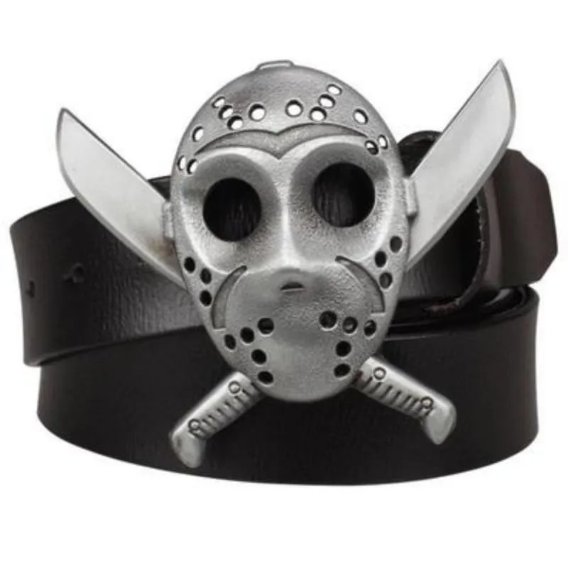Men's Genuine Leather Belt With Metal Buckle