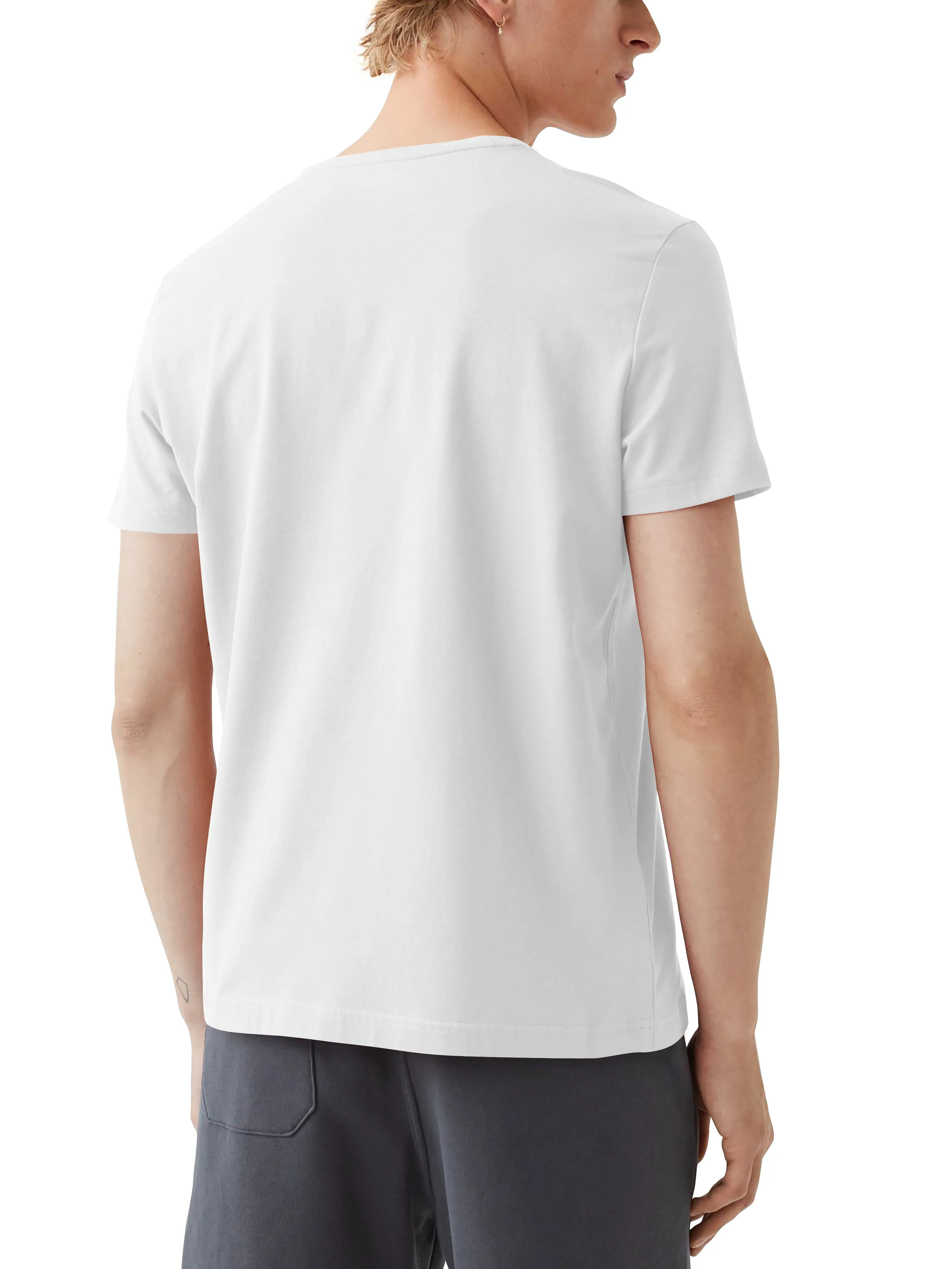 Mens Graphic Print Jack-O-Lantern Smile White Halloween T Shirt