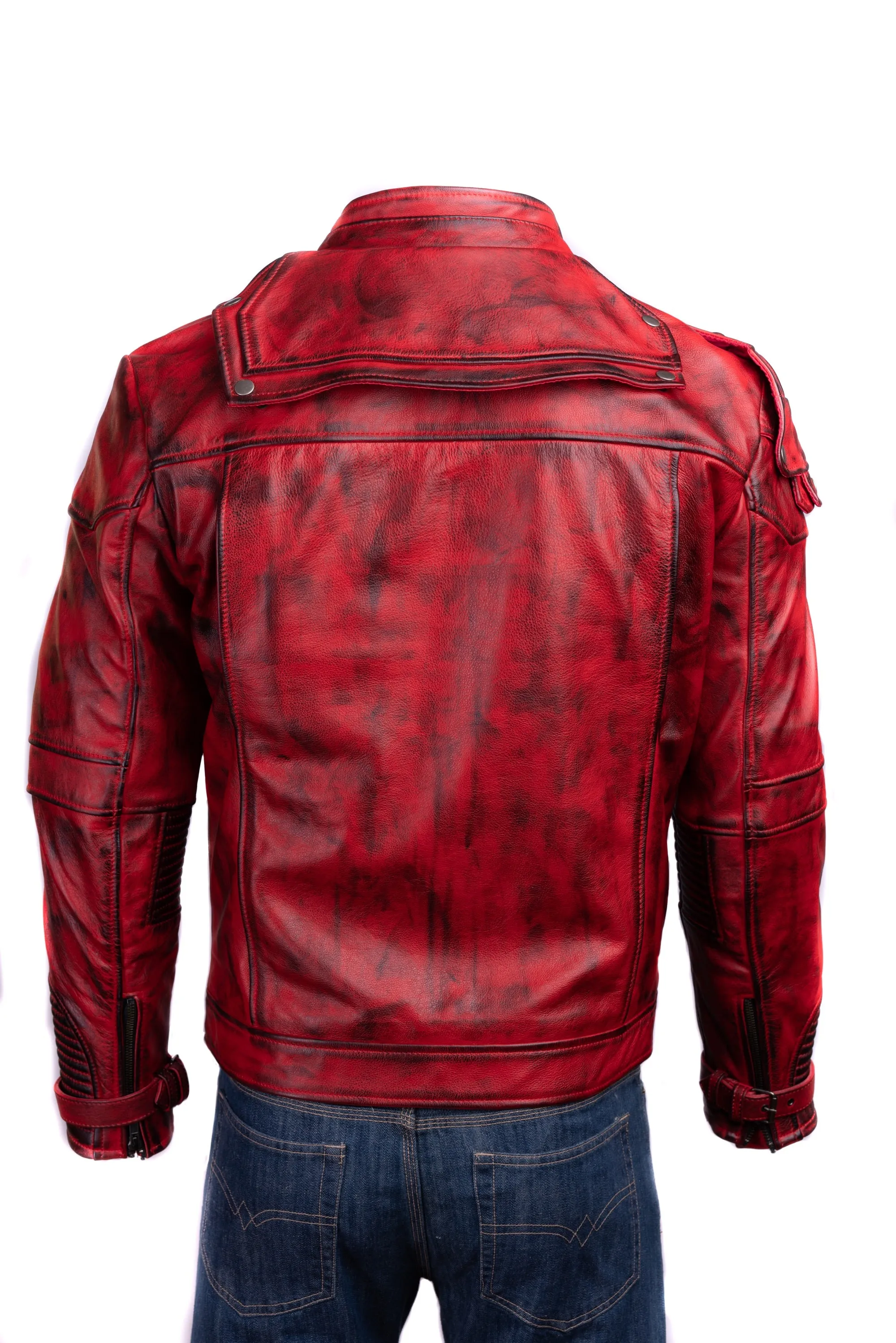 Men's Guardians Style Leather Jacket: The Guardian
