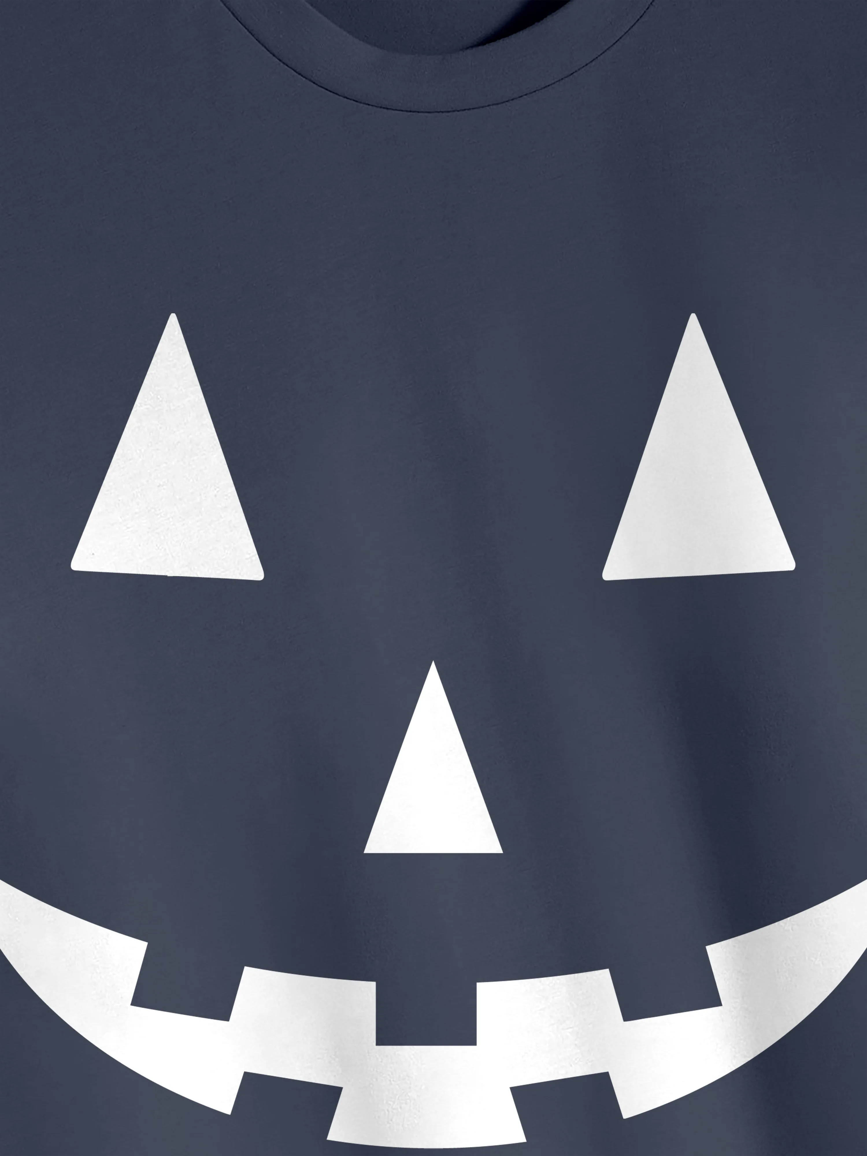 Mens Halloween Graphic Print Jack-O-Lantern Long Sleeve T Shirt