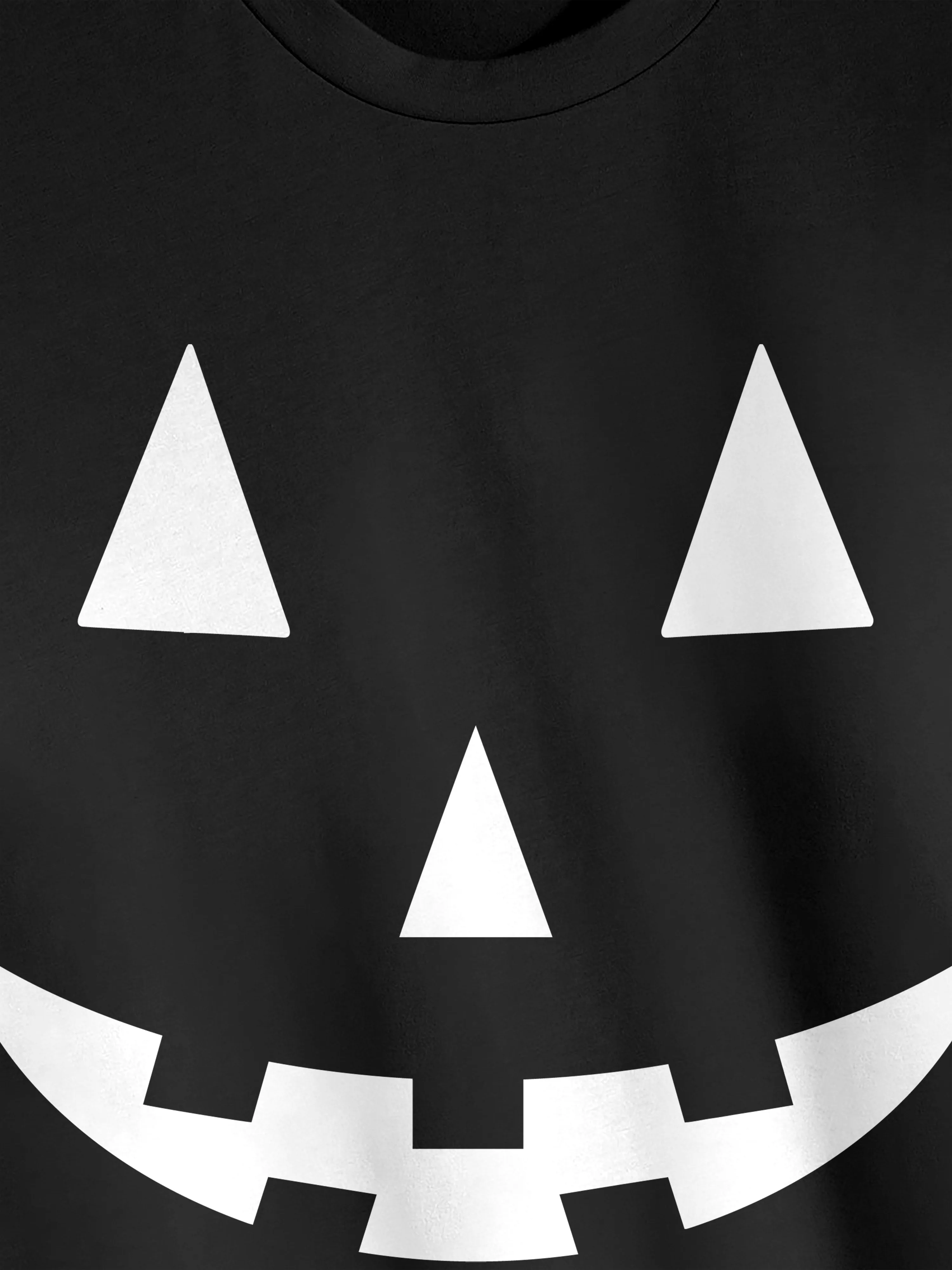 Mens Halloween Graphic Print Jack-O-Lantern Long Sleeve T Shirt