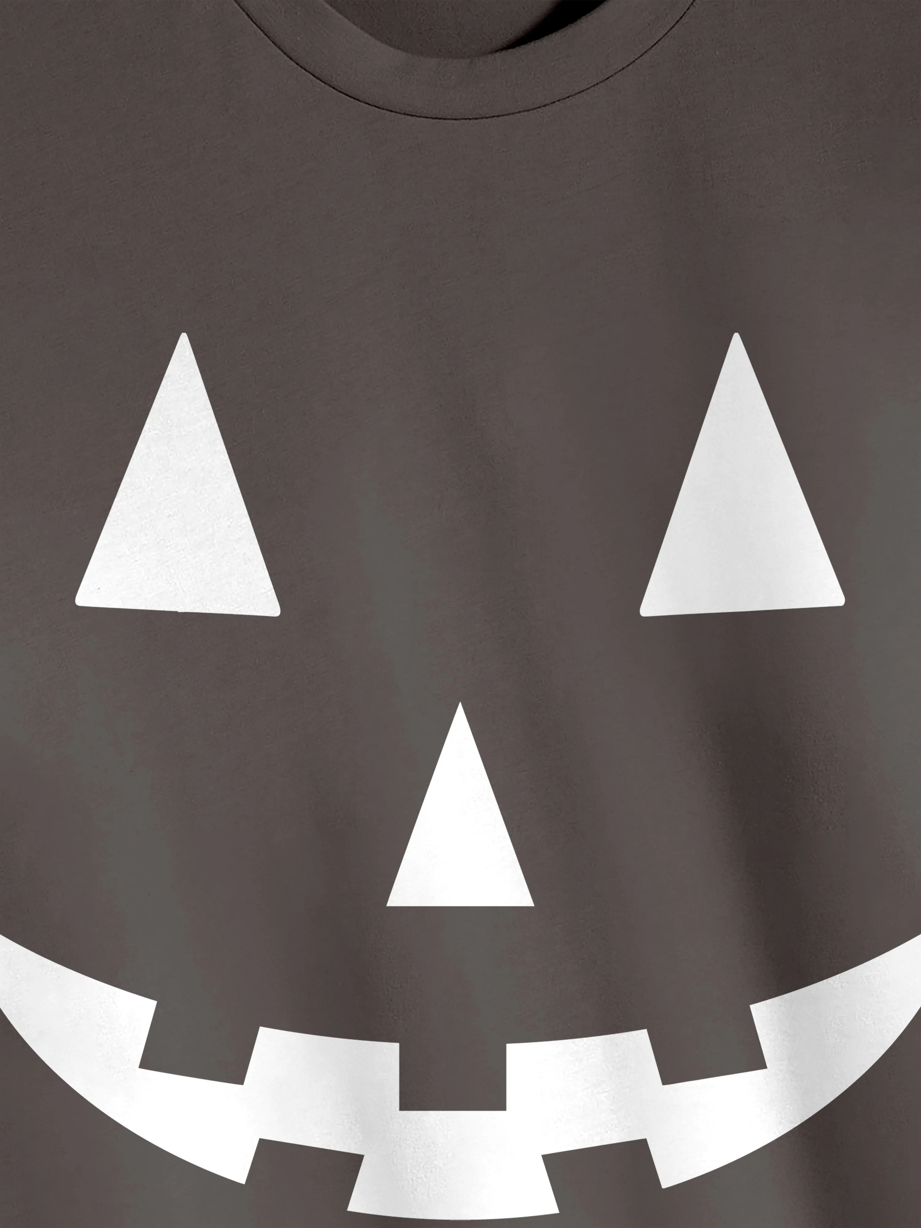Mens Halloween Graphic Print Jack-O-Lantern Long Sleeve T Shirt