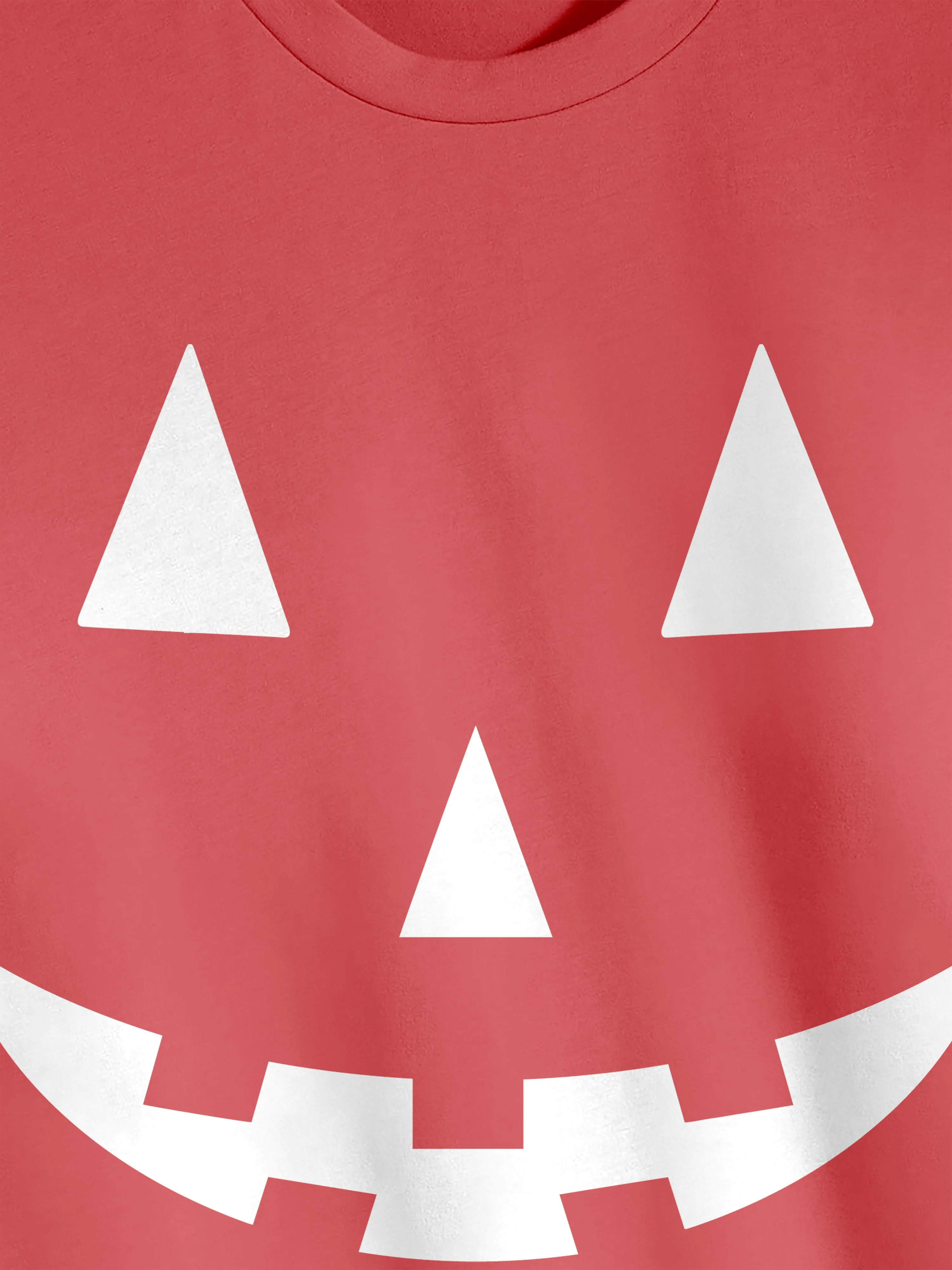 Mens Halloween Graphic Print Jack-O-Lantern Long Sleeve T Shirt