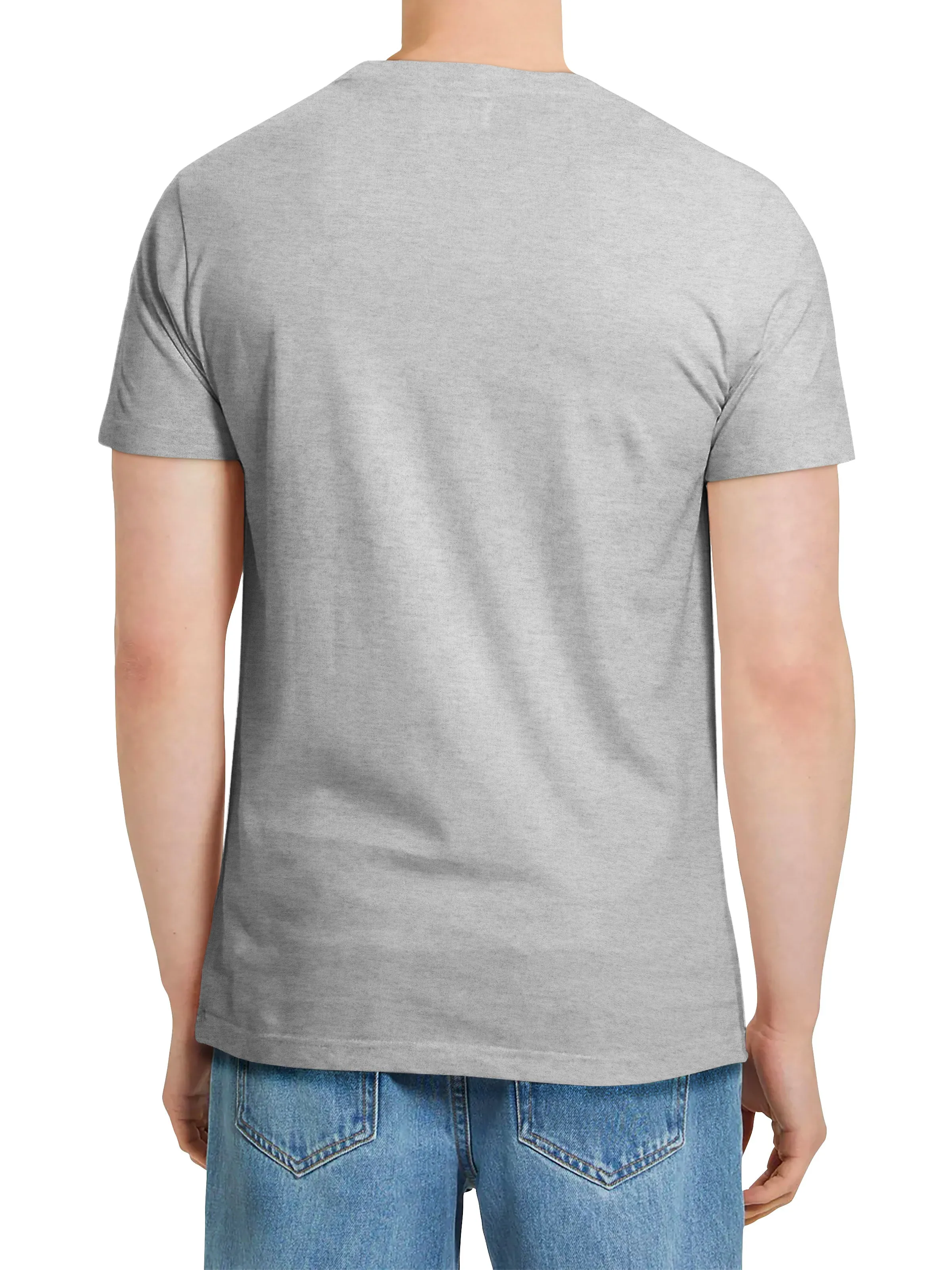 Mens Lightweight Classic Premium Cotton Short Sleeve Crew Neck T-Shirt