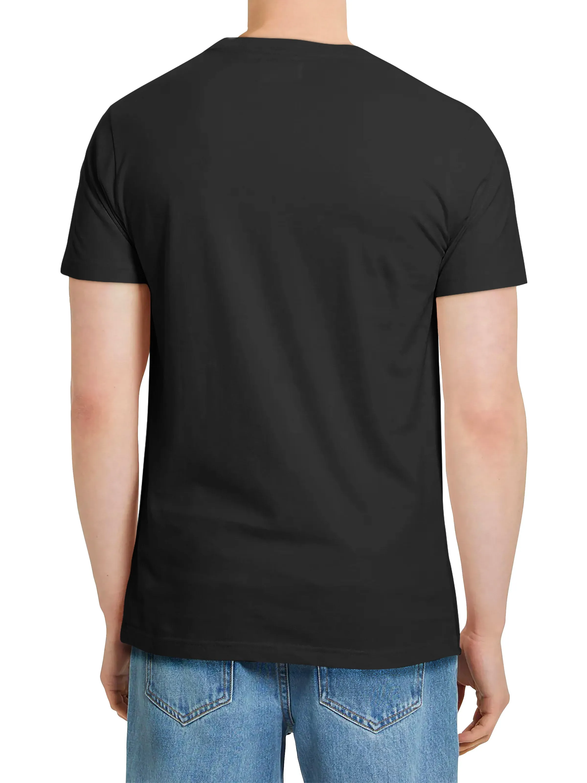 Mens Lightweight Classic Premium Cotton Short Sleeve Crew Neck T-Shirt